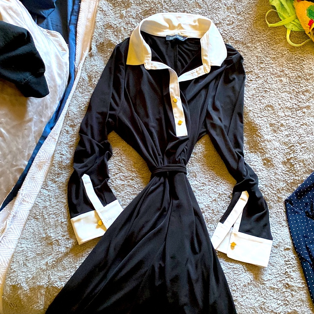 Ivanka Trump black and white dress